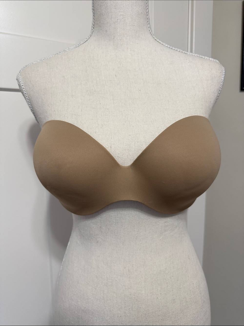 Warner's Strapless Smooth Nude Bandeau Bra - Size 38C